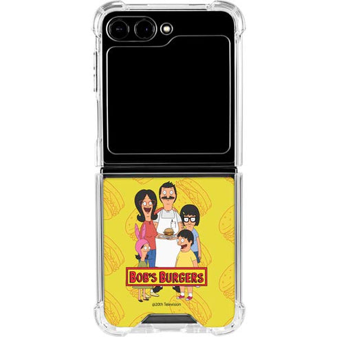 Bobs Burgers Family Portrait Galaxy Z Flip6 Clear Case